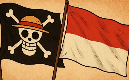 Ketika Jolly Roger Bertemu Sang Merah Putih: Protes Visual yang Berlayar Menuju HUT RI