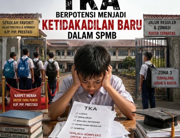 TKA Berpotensi Menjadi Ketidakadilan Baru dalam SPMB